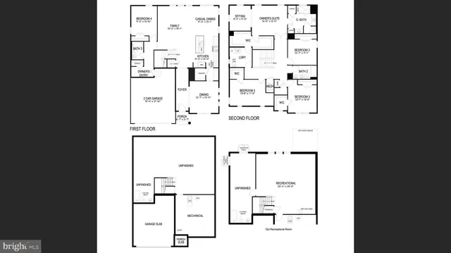 a large kitchen with stainless steel appliances kitchen island granite countertop a refrigerator a oven a island and couches with wooden floor