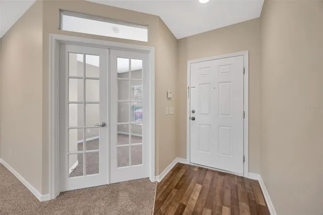 a view of outdoor space with seating area