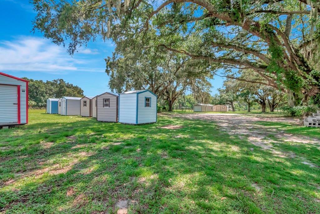 13285 Highway 92 Dover, FL 33527 - Photo 73 of 76 a view of a backyard with large trees and a barn
