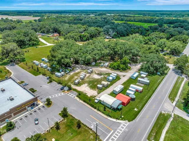 a view of a lake with outdoor space