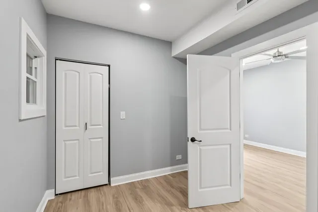 a view of an empty room