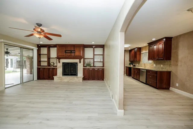 a view of an empty room with window