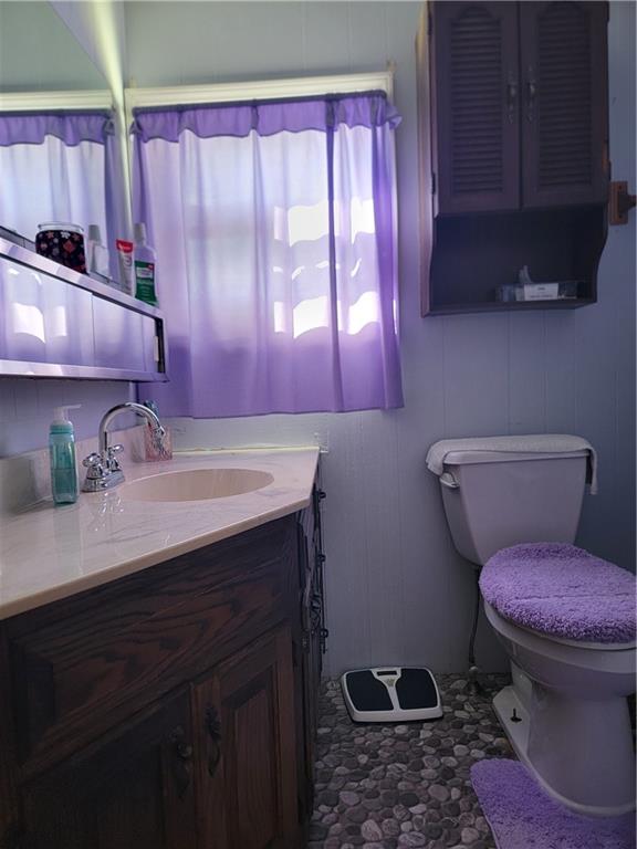1480 Pollock Road Rossiter, PA 15772 - Photo 22 of 32 a bathroom with a toilet sink and mirror