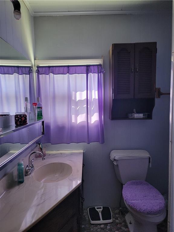 1480 Pollock Road Rossiter, PA 15772 - Photo 23 of 32 a bathroom with a toilet sink and mirror