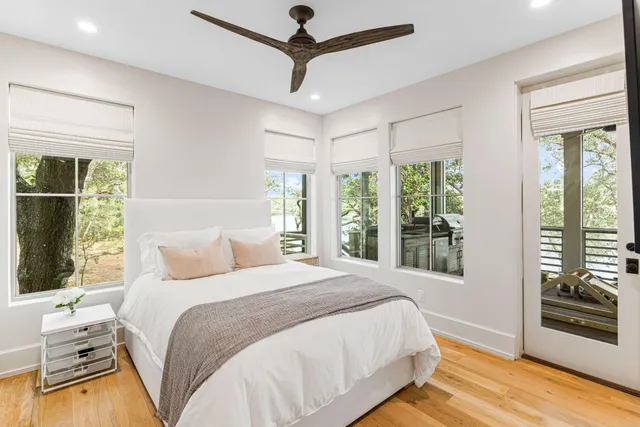 a very nice looking room with a large window