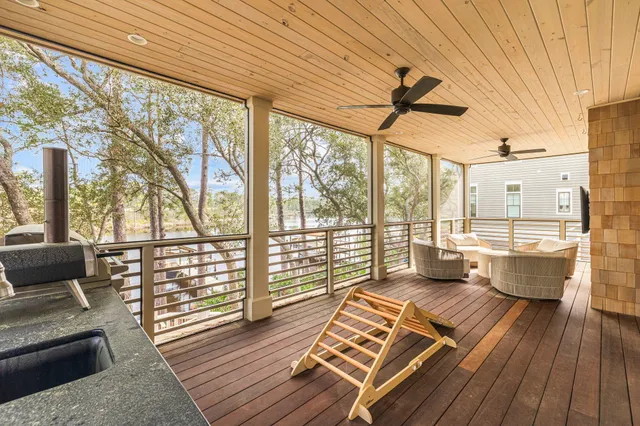 a room with furniture and a window