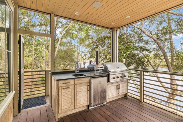 a spacious bathroom with a double vanity sink and a window