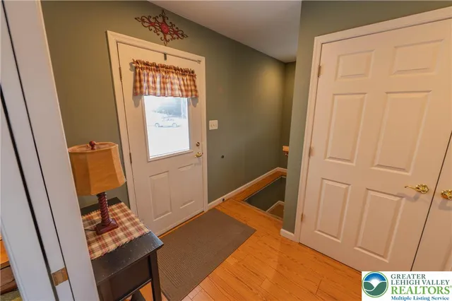 a view of front door