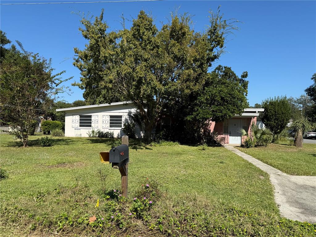 2200 Butler Street Leesburg, FL 34748 - Photo 6 of 32 a front view of a house with a yard and trees