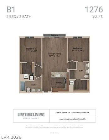 $4,535 | 2460 East Serene Avenue, Unit 408, Henderson, NV 89074