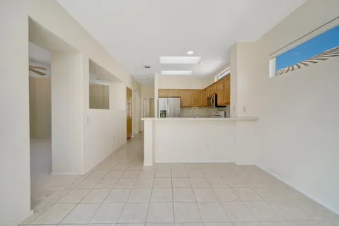 a view of a kitchen with a sink