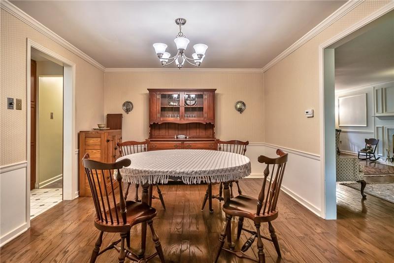 144 Berwyn Road Pittsburgh, PA 15237 - Photo 10 of 25 Dining room is large enough to add two leaves to the current table, seating 8.