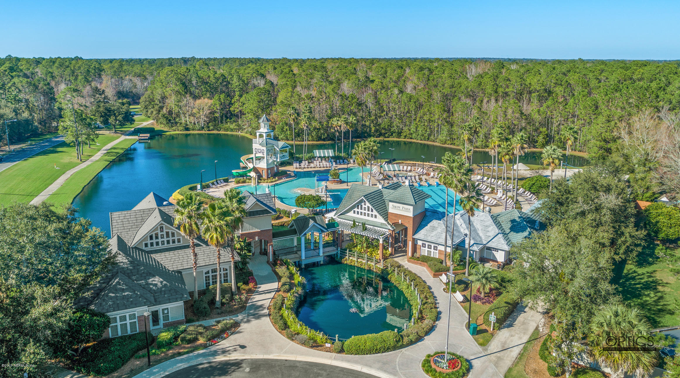 1899 Commodore Point Drive Orange Park, FL 32003 - Photo 51 of 52 an aerial view of a house with swimming pool outdoor seating and yard