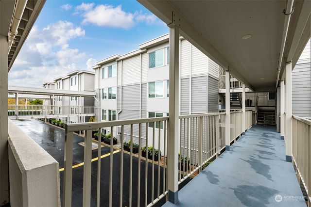 a view of an ocean and beach