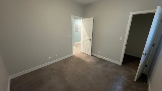 an empty room with an empty space