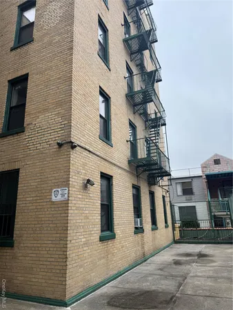 a view of a building with many windows