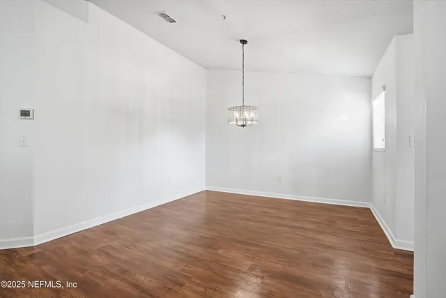 a view of an empty room