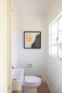 a bathroom with a toilet