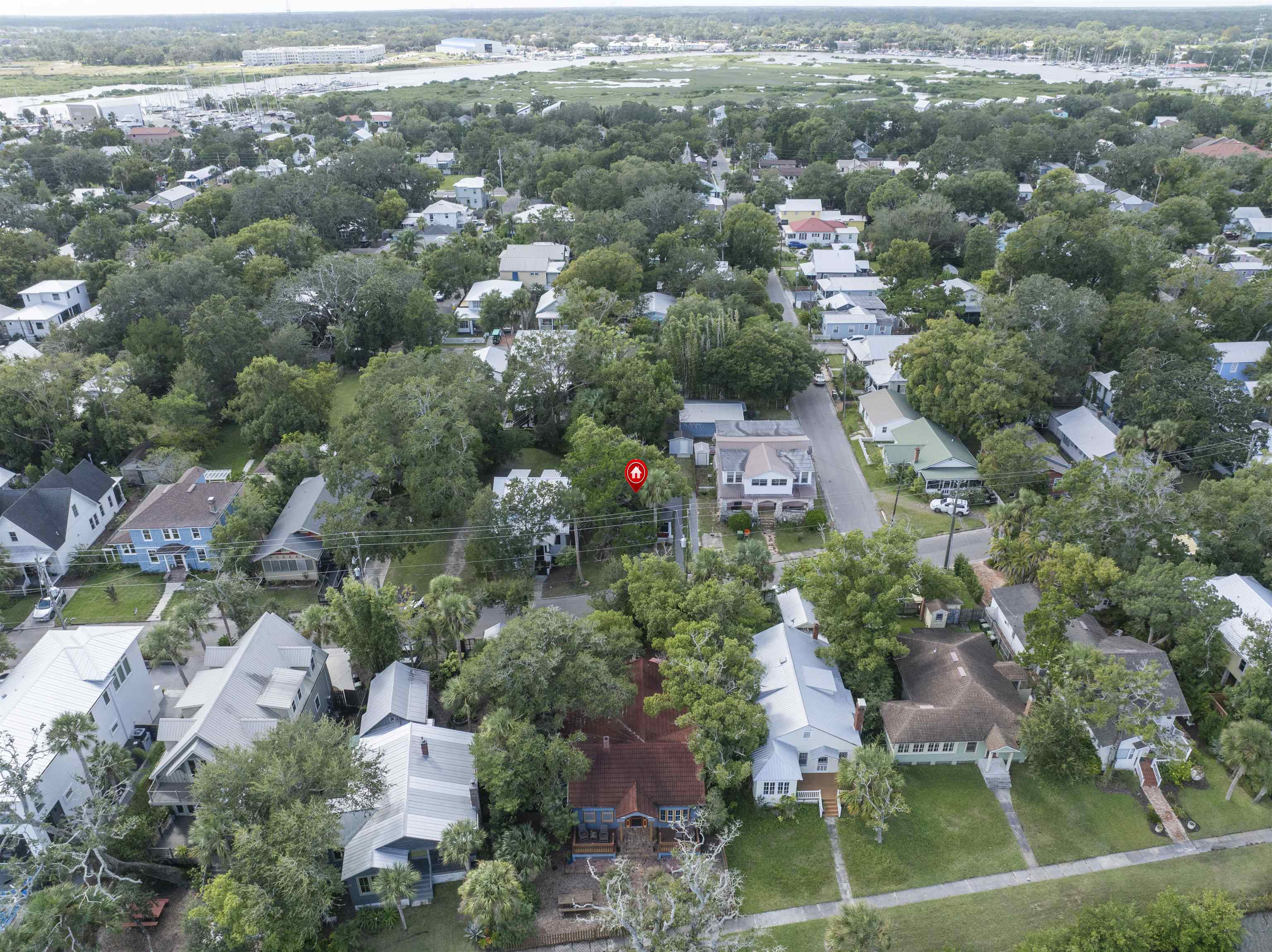 136 Washington Street St. Augustine, FL 32084 - Photo 48 of 50 an aerial view of multiple house