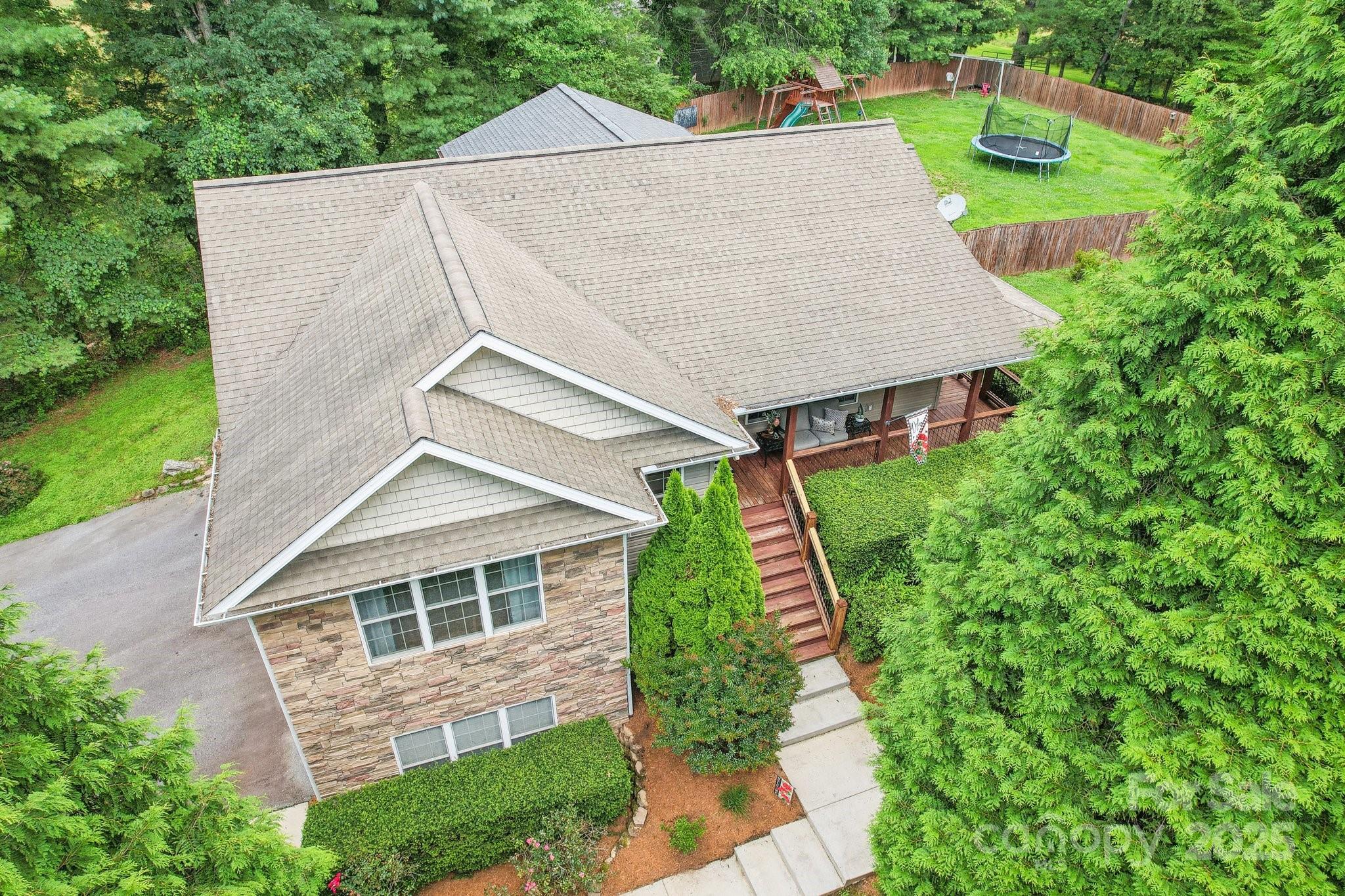 33 Warlick Road Mills River, NC 28759 - Photo 48 of 48 an aerial view of a house with a yard