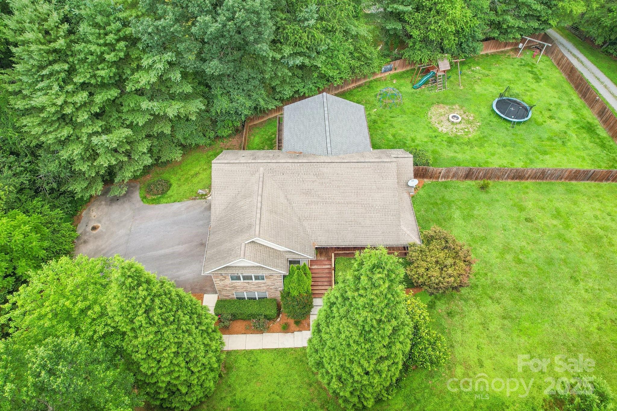 33 Warlick Road Mills River, NC 28759 - Photo 7 of 48 an aerial view of a house