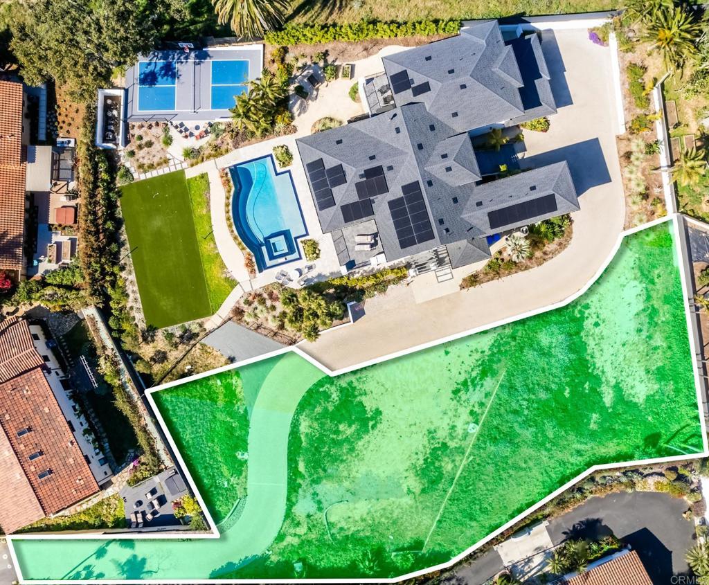 397 Sunset Drive Encinitas, CA 92024 - Photo 5 of 15 an aerial view of a house with a garden and swimming pool
