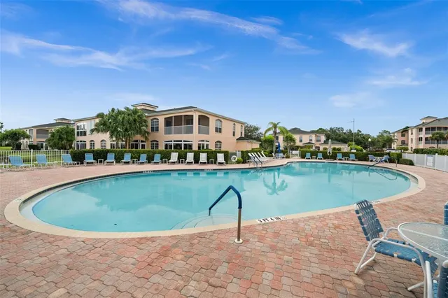 a view of a swimming pool and a terrace