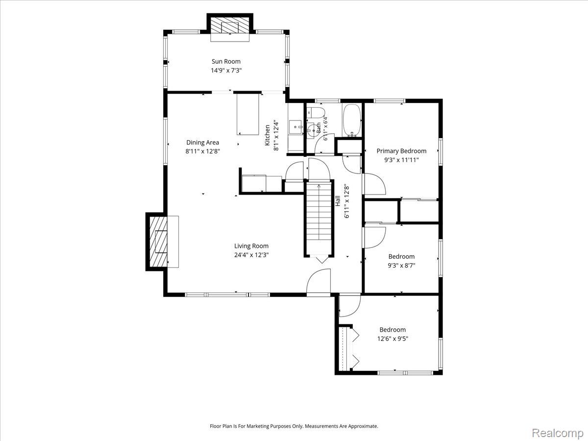 1179 Hampton Road Grosse Pointe, MI 48236 - Photo 36 of 37 02-2nd_floor_1179_hampton_road_grosse_pointe_woods_with_dim.jpg