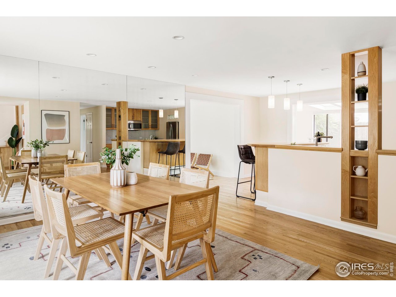 2085 Alpine Dr. Boulder, CO 80304 - Photo 4 of 23 a view of a dining room with furniture and wooden floor
