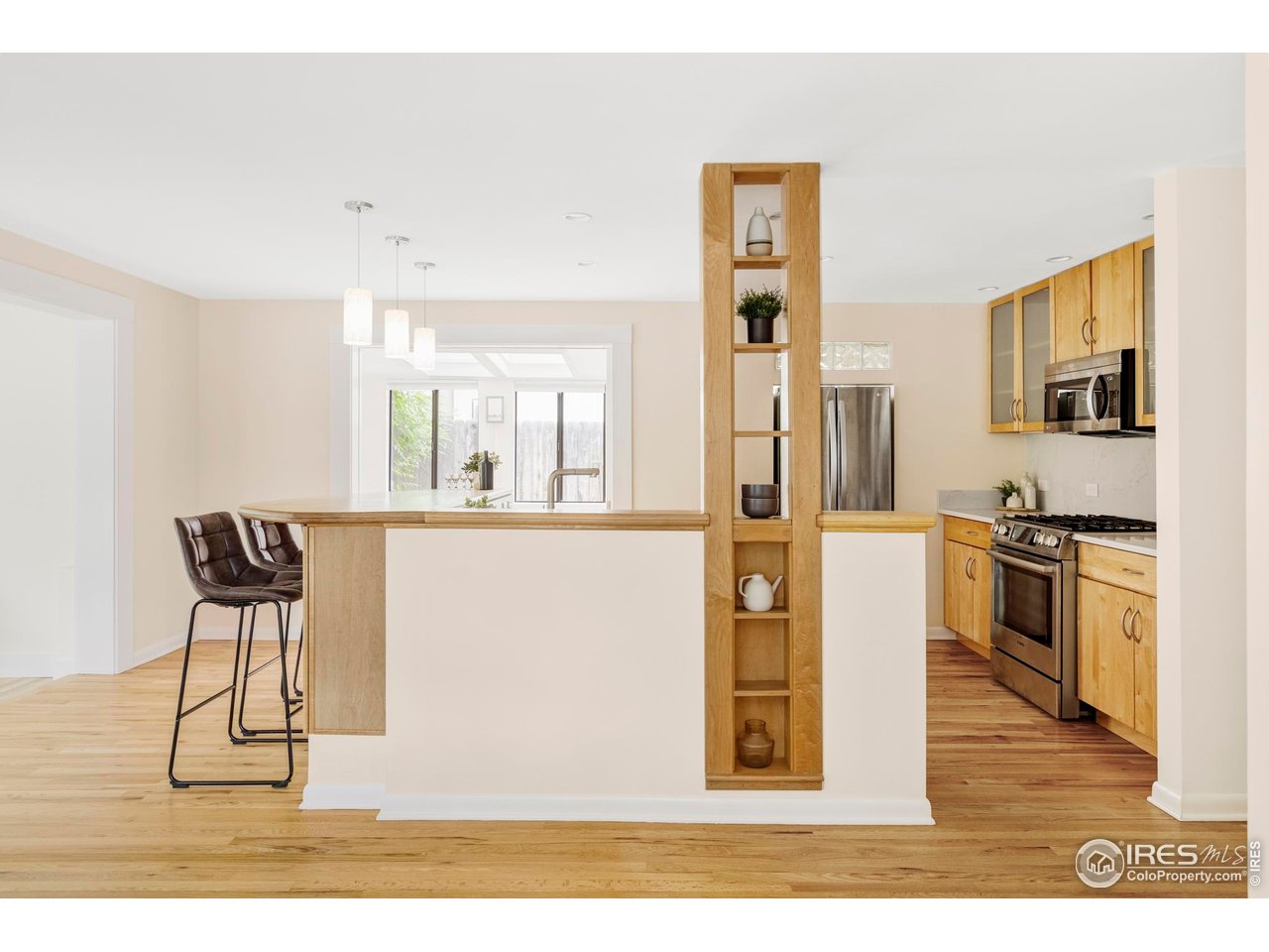 2085 Alpine Dr. Boulder, CO 80304 - Photo 7 of 23 a view of a living room and kitchen