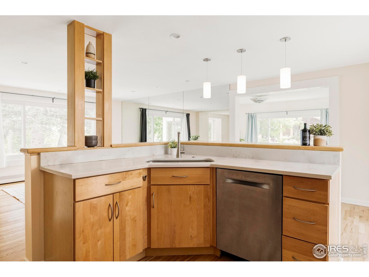 2085 Alpine Dr. Boulder, CO 80304 - Photo 10 of 23 a kitchen with a sink and cabinets