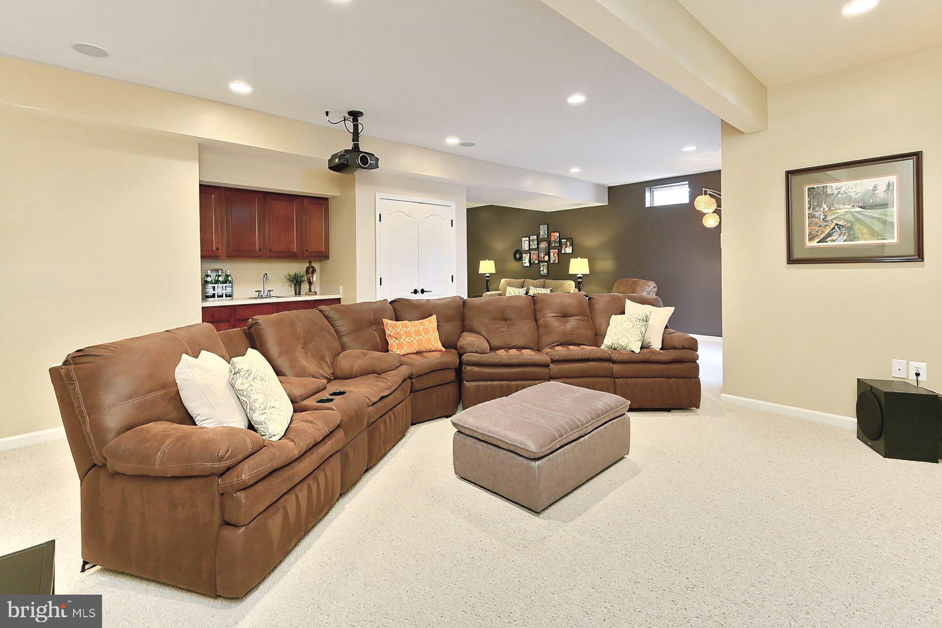 42440 Spring Splendor Drive Brambleton, VA 20148 - Photo 32 of 69 Movie Area w/ Wetbar and Access to Full Bath #4