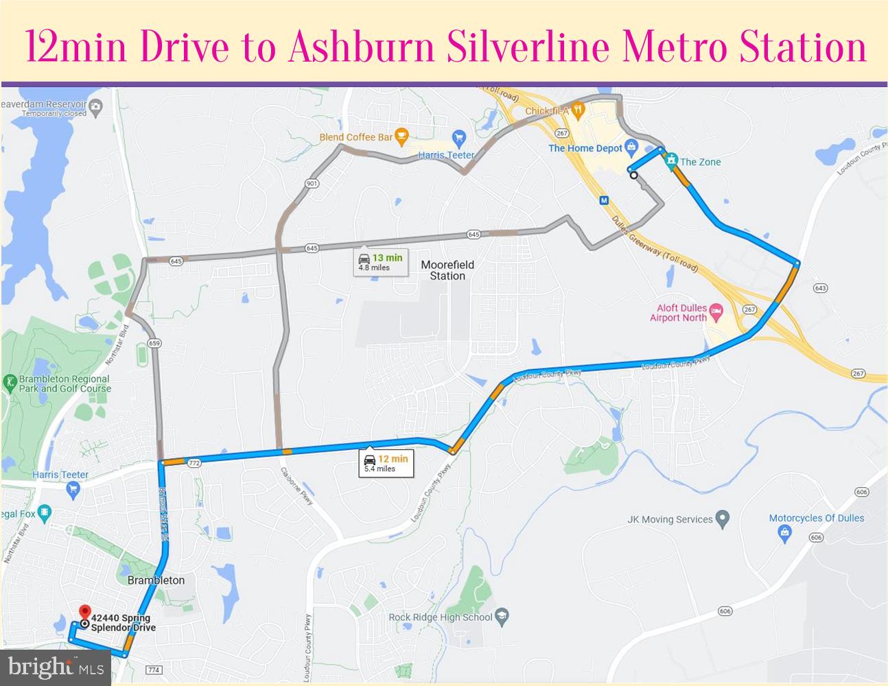 42440 Spring Splendor Drive Brambleton, VA 20148 - Photo 49 of 69 12 Min Dr to the New Ashburn Silver Line Metro!!