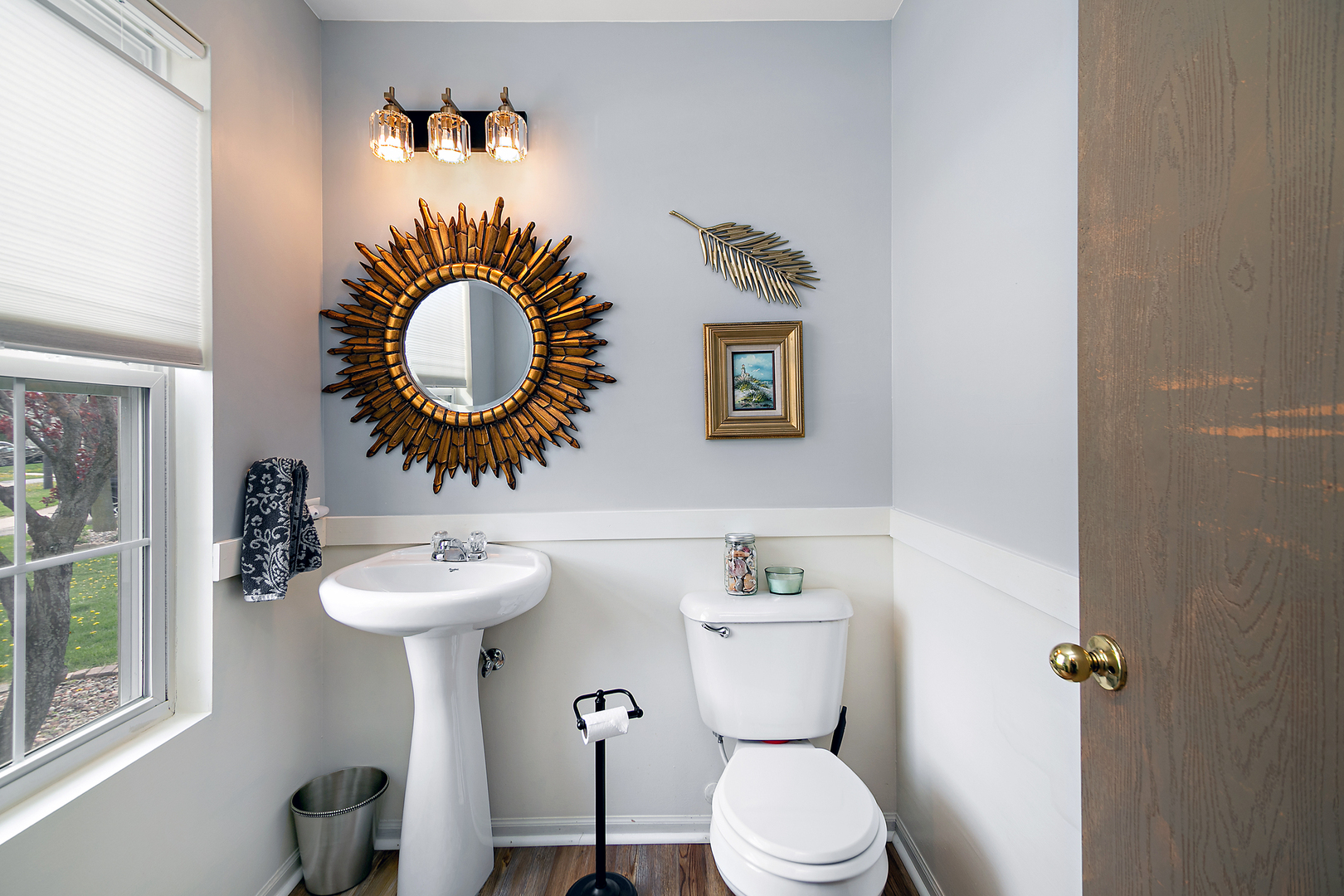 2256 Swallowtail Street Bourbonnais, IL 60914 - Photo 6 of 29 a bathroom with a sink mirror and toilet