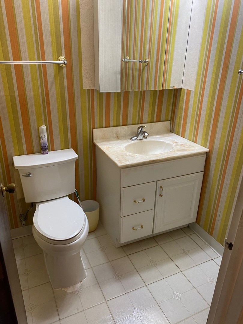 906 East Old Willow Road, Unit 104 Prospect Heights, IL 60070 - Photo 15 of 20 a bathroom with a sink toilet and window