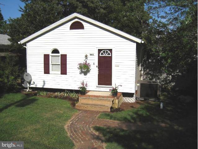 paved walkway to front door