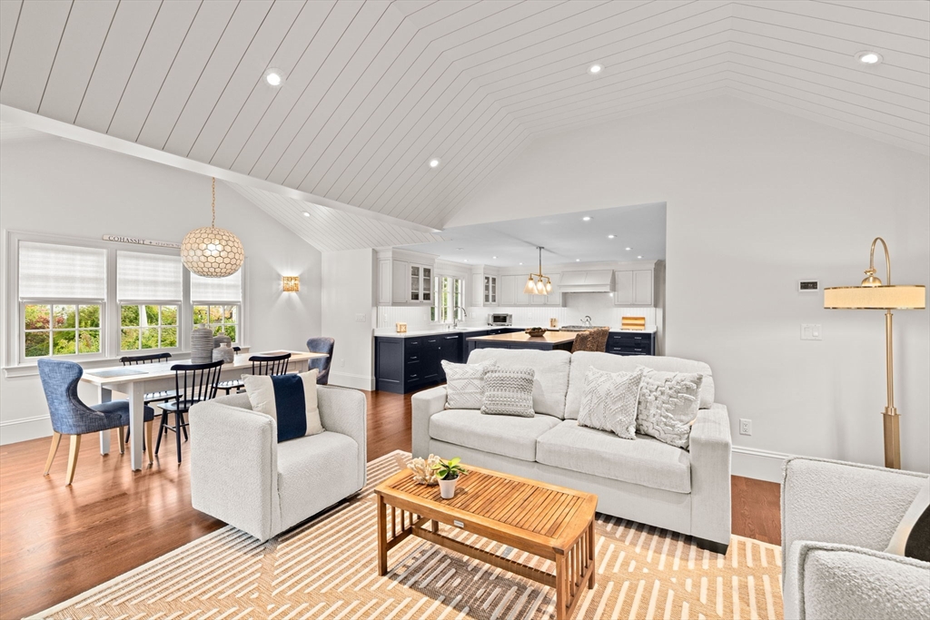 101 Nichols Road Cohasset, MA 02025 - Photo 3 of 34 a living room with furniture wooden floor and a large window