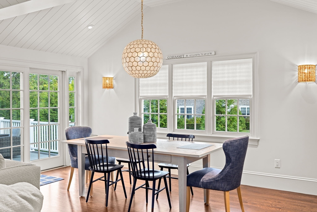 101 Nichols Road Cohasset, MA 02025 - Photo 7 of 34 a view of a dining room with furniture window and outside view