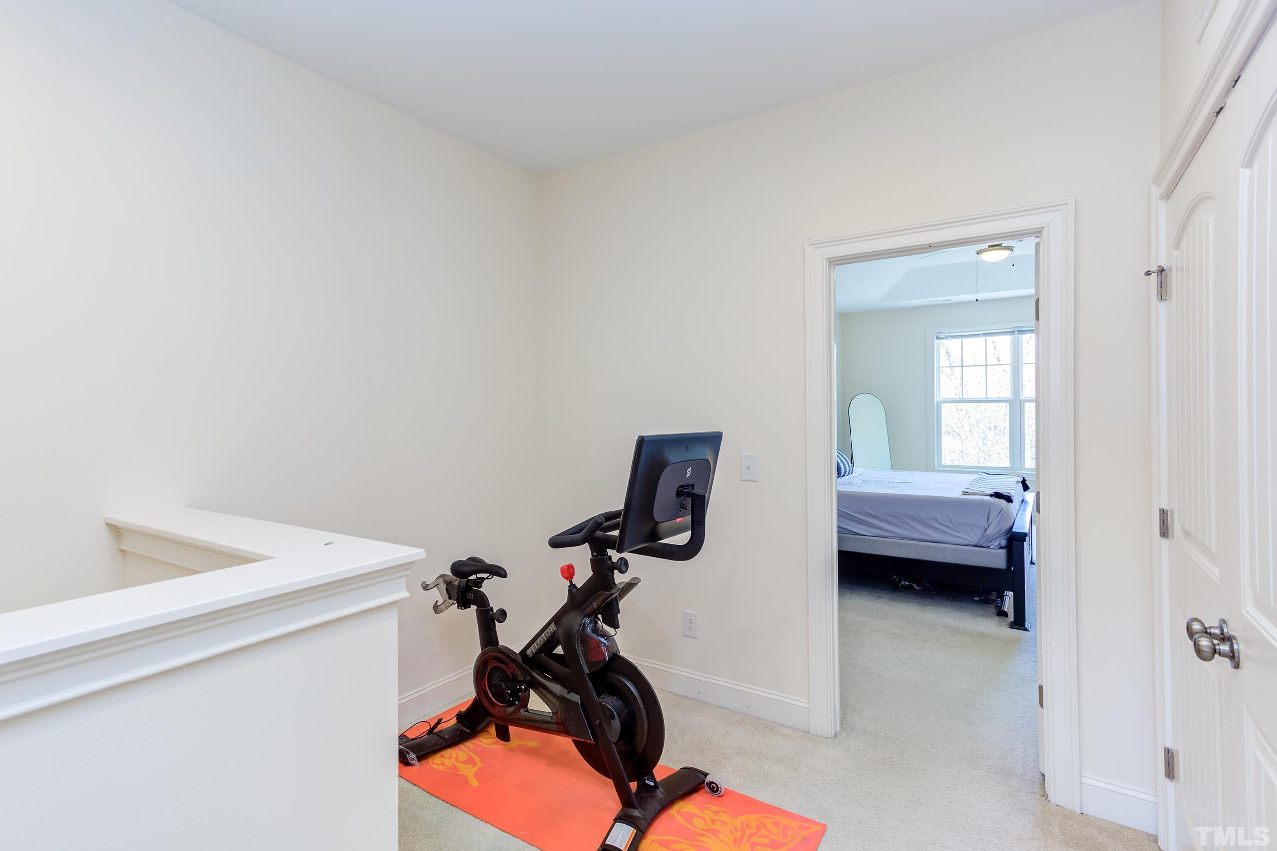 449 Talons Rest Way Cary, NC 27513 - Photo 43 of 54 a view of a room with gym equipment