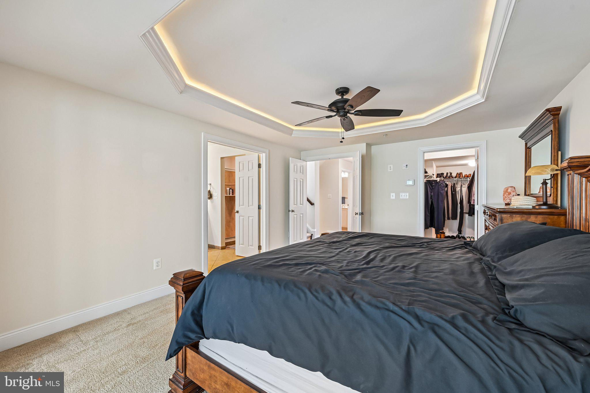 2271 Brimstone Place Hanover, MD 21076 - Photo 32 of 62 Elegant bedroom with stylish ceiling.