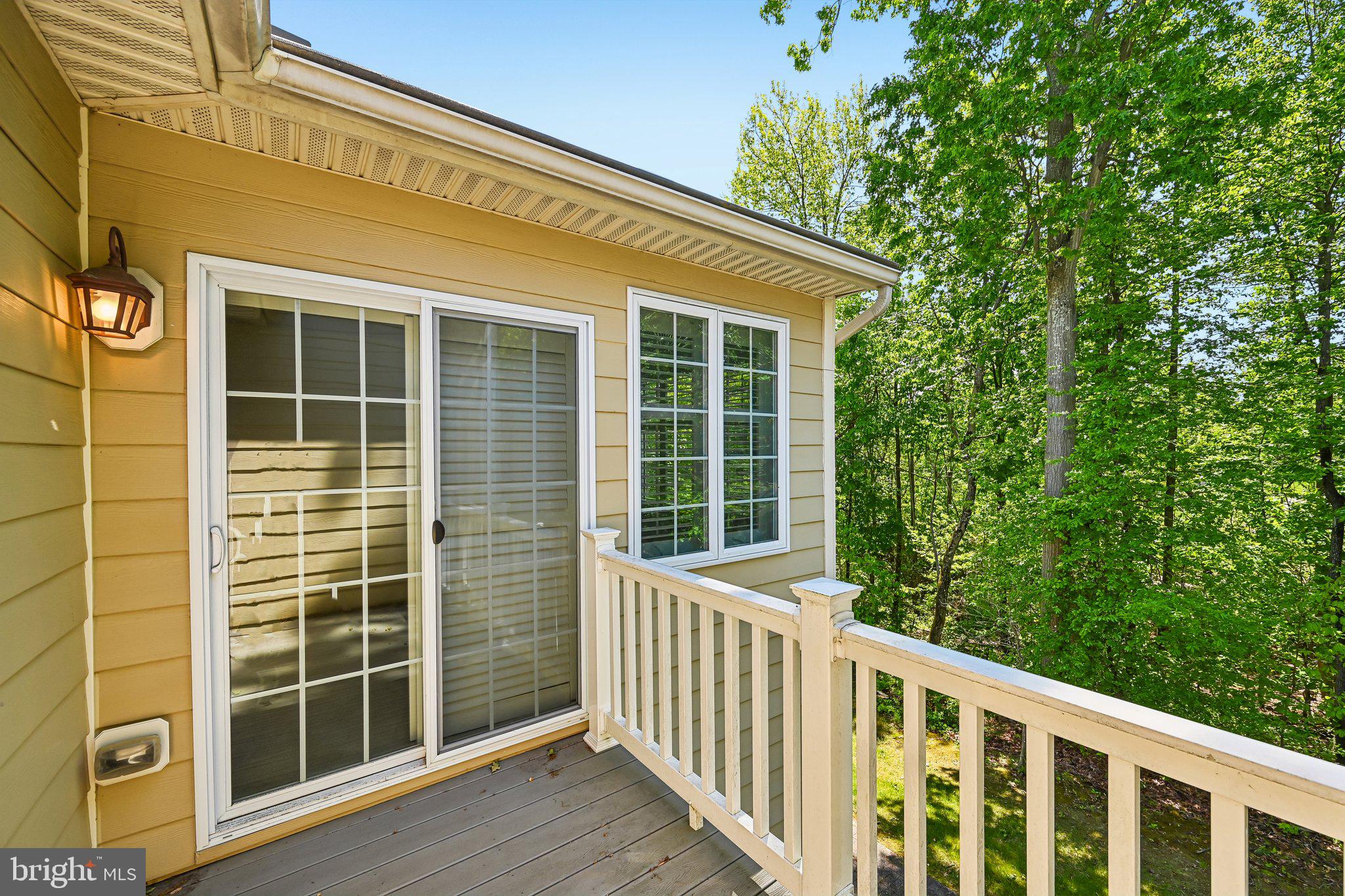 2271 Brimstone Place Hanover, MD 21076 - Photo 57 of 62 Serene balcony with lush greenery views.