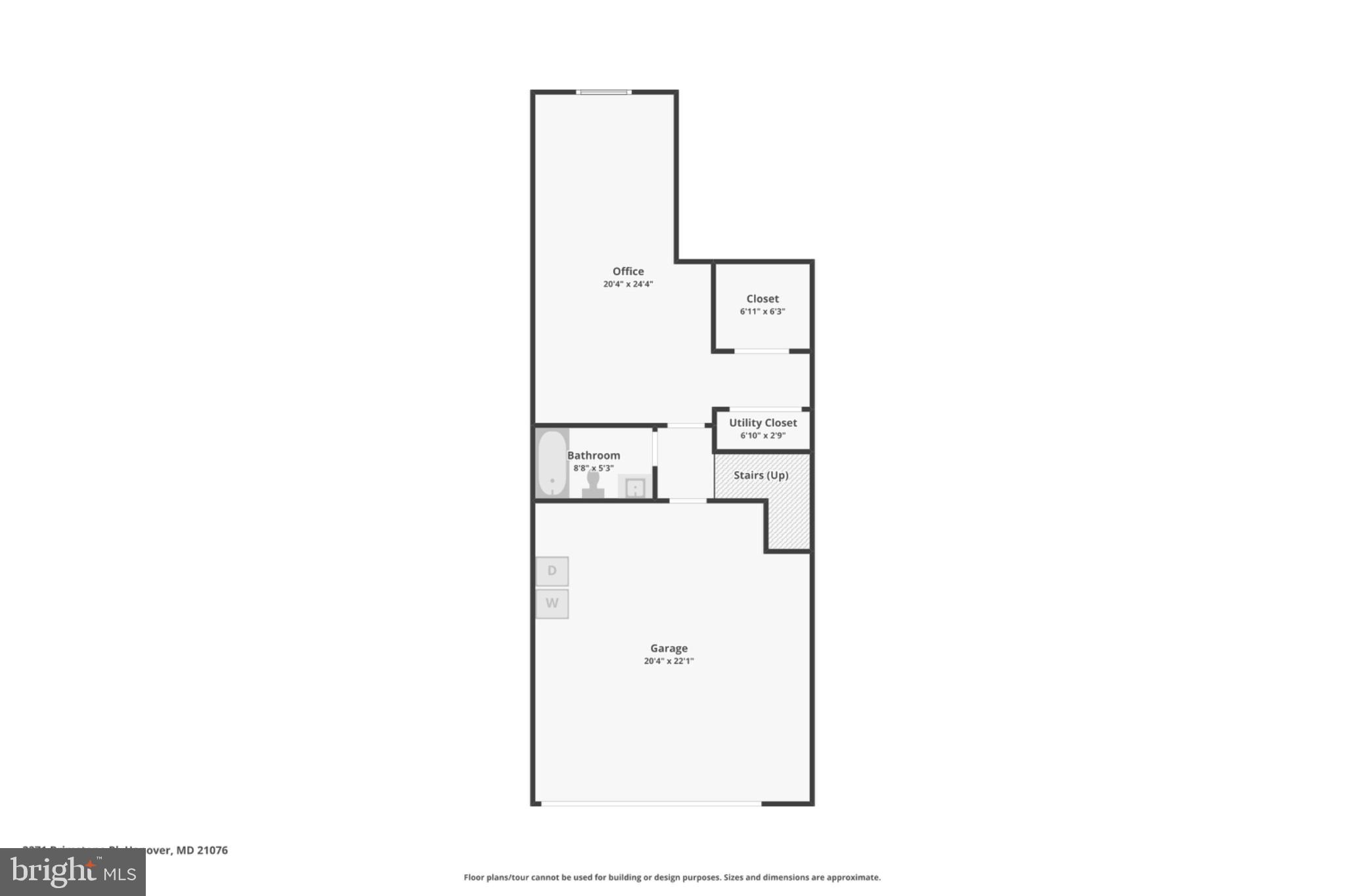 2271 Brimstone Place Hanover, MD 21076 - Photo 58 of 62 Spacious basement layout for versatile use.