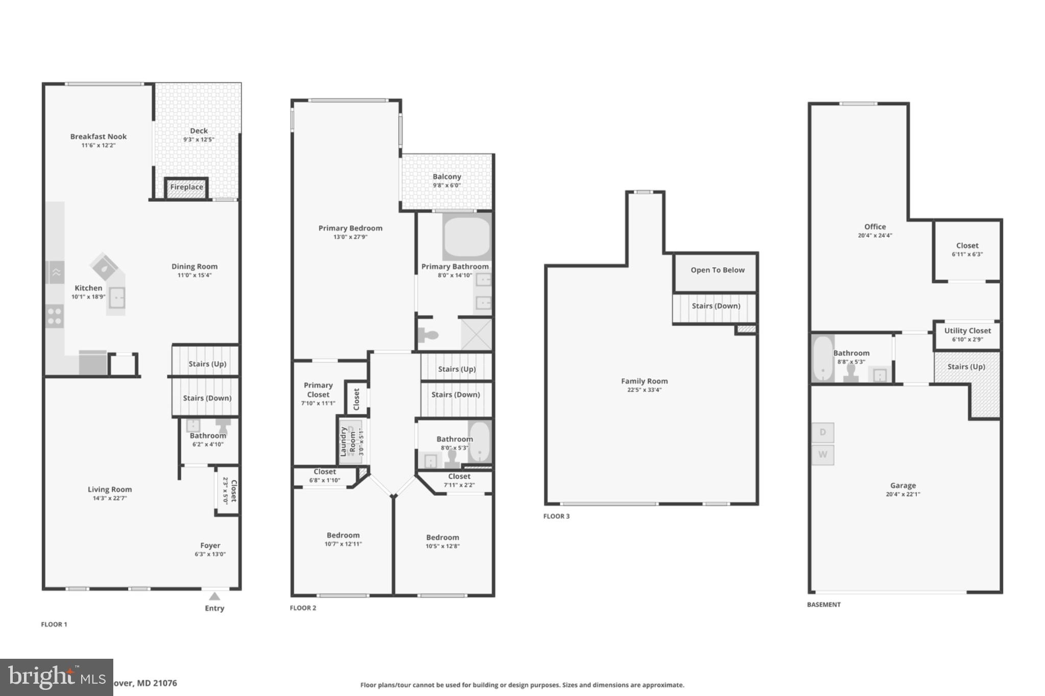 2271 Brimstone Place Hanover, MD 21076 - Photo 62 of 62 Spacious layout with versatile rooms.