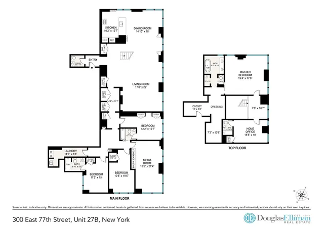 $7,995,000 | 300 East 77th Street, Unit 27/28B | Lenox Hill