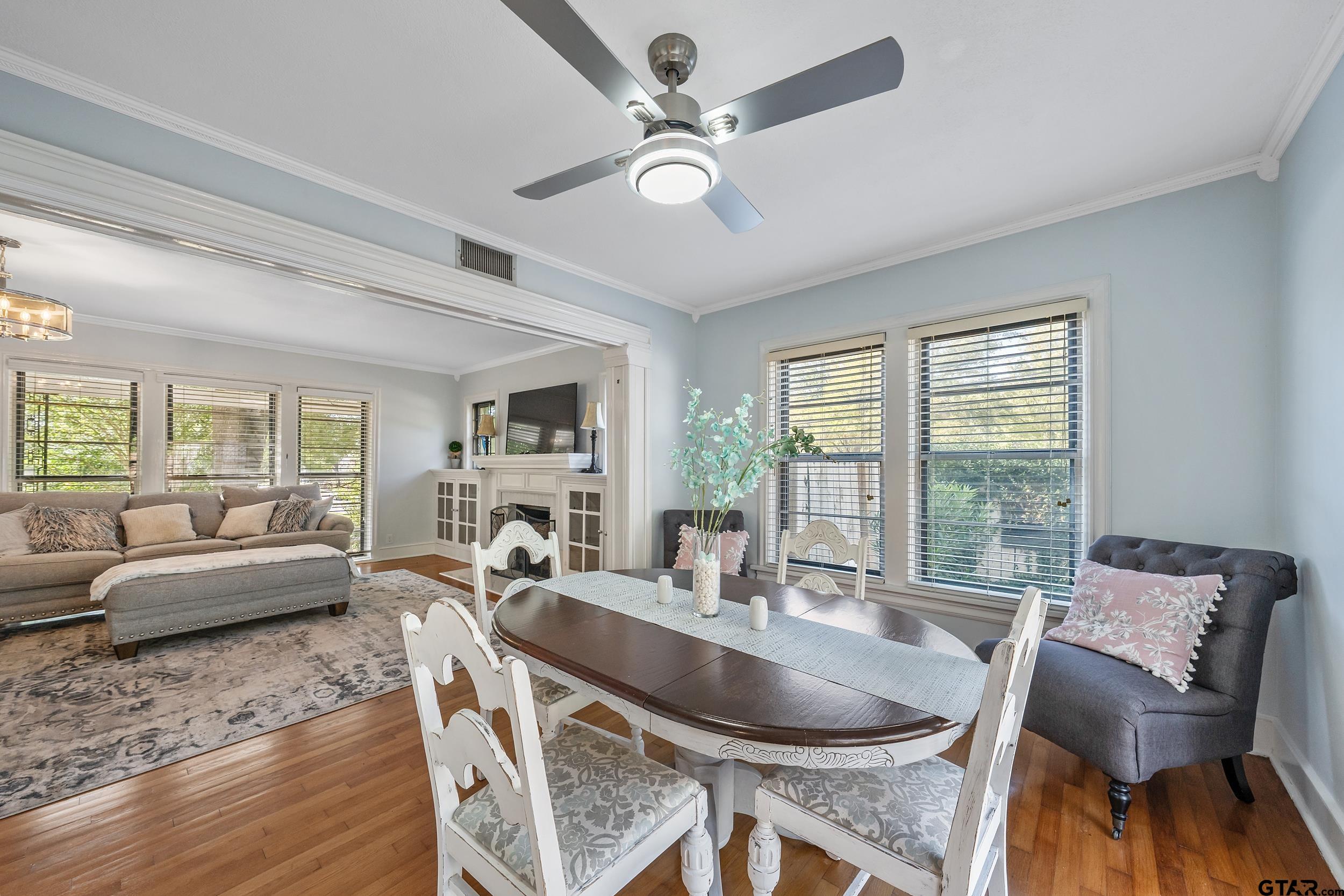 145 Rowland Place Tyler, TX 75701 - Photo 16 of 43 a living room with furniture and a large window