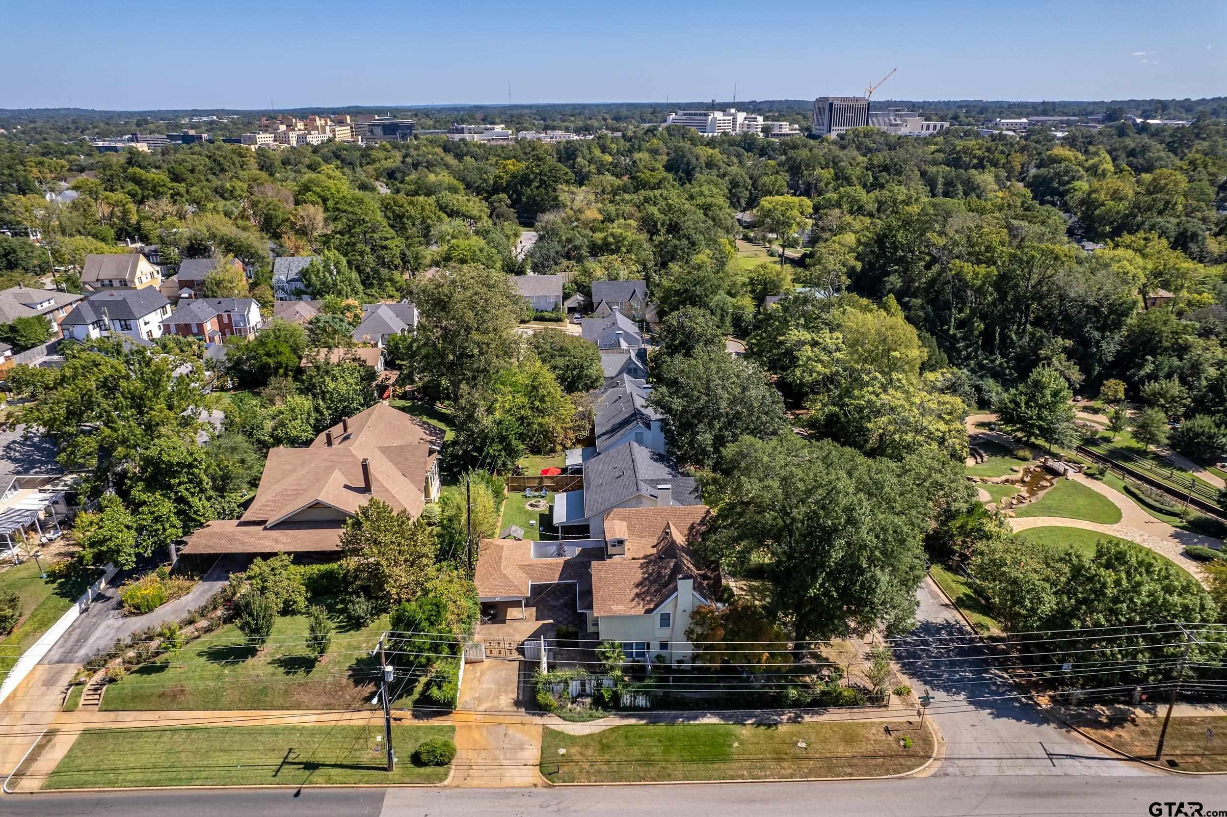 145 Rowland Place Tyler, TX 75701 - Photo 5 of 43 an aerial view of a house with a yard