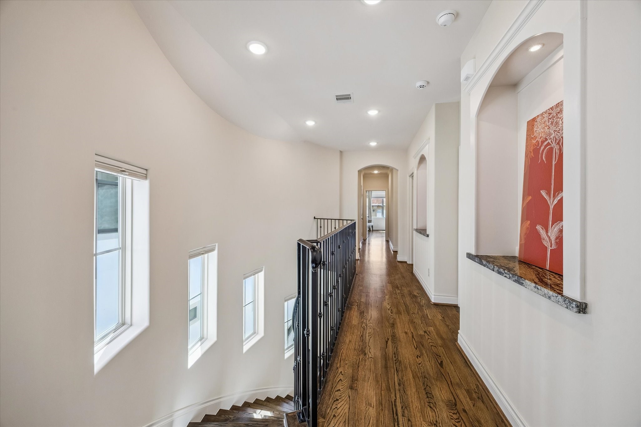 5305 Gibson Street Houston, TX 77007 - Photo 30 of 46 a view of entryway with wooden floor