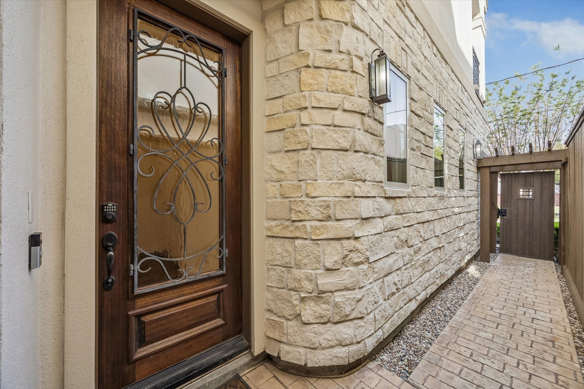 5305 Gibson Street Houston, TX 77007 - Photo 4 of 46 a view of a door door of the house