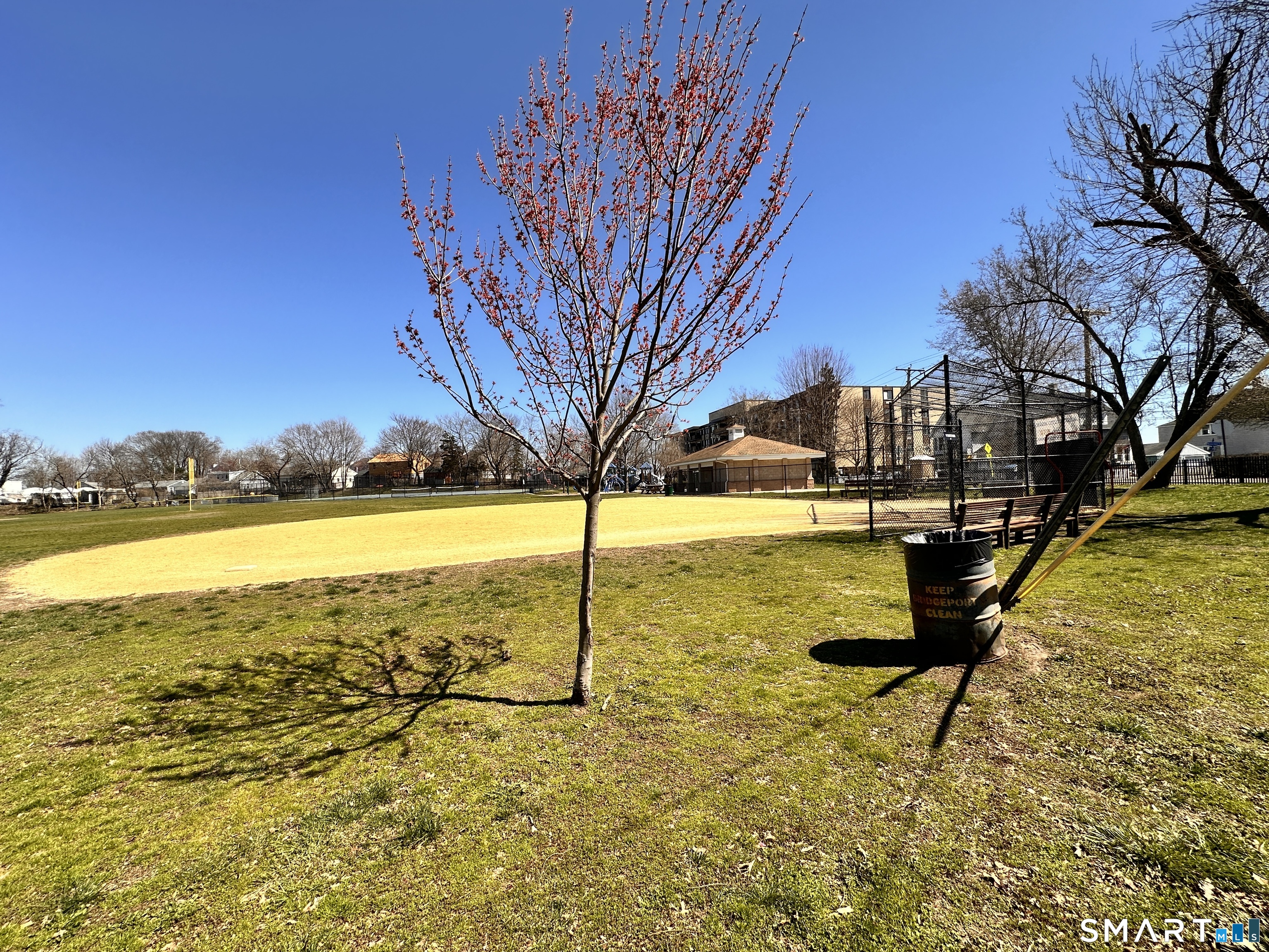 25 Ellsworth Street, Unit 17 Bridgeport, CT 06605 - Photo 29 of 30 a view of yard with swimming pool and trees