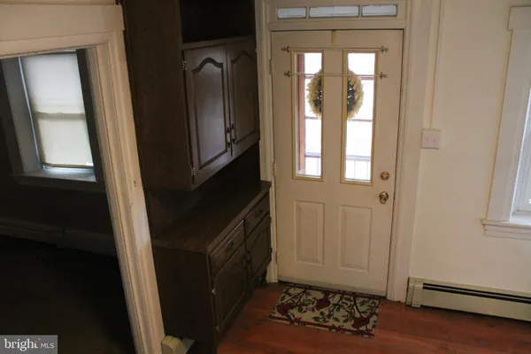 a view of a entryway door of the house